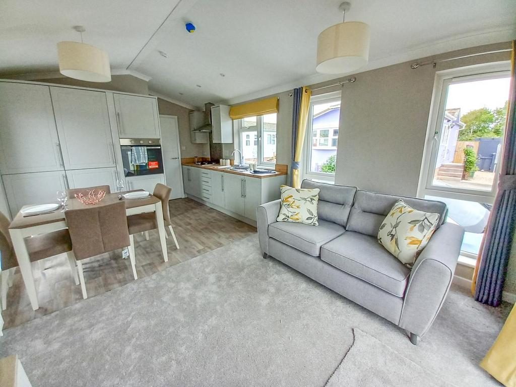 Open-plan living area