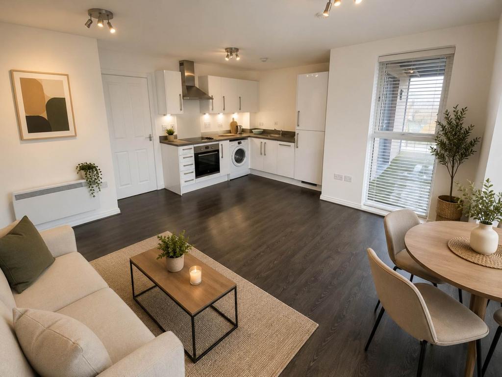 Open-plan living area
