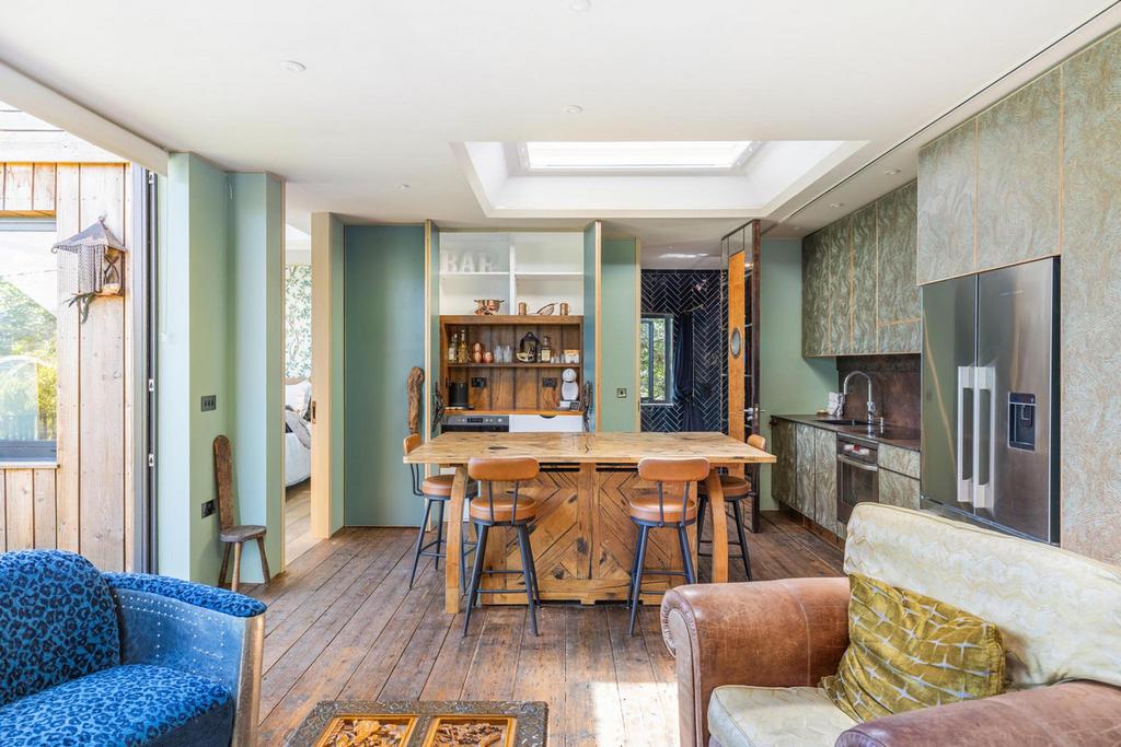 Open-plan living area, open plan living