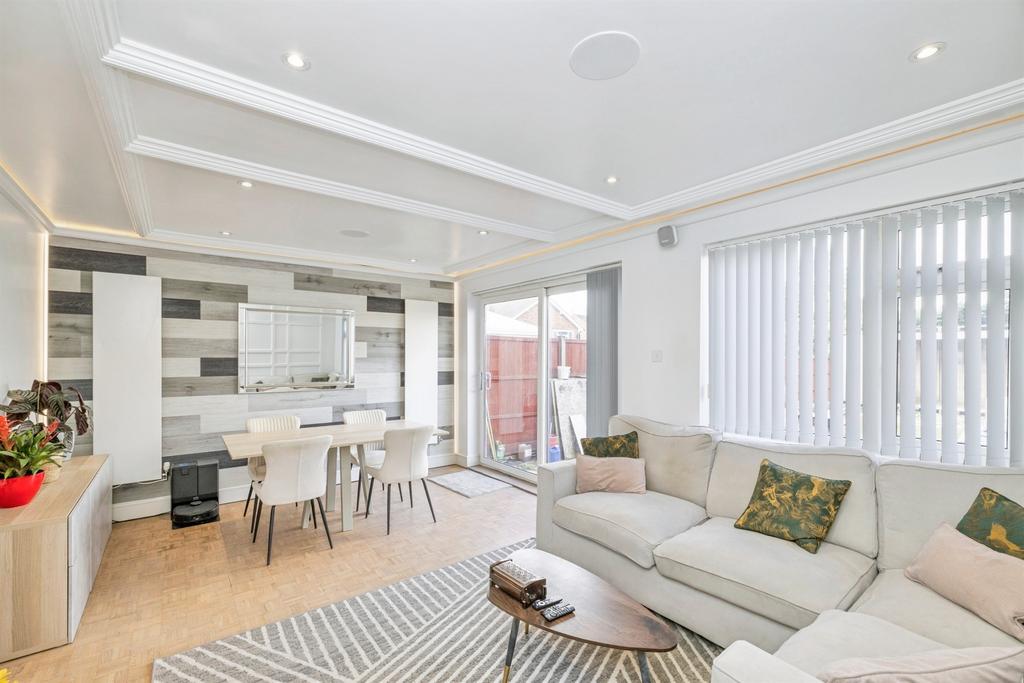 Open-plan living area, open plan living