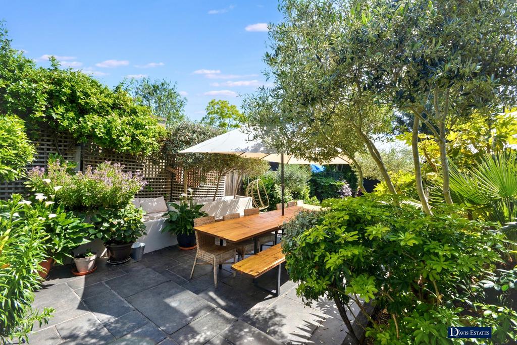 Patio view, garden