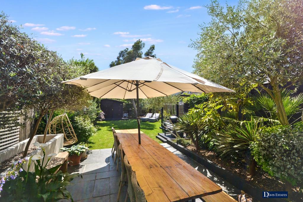 Patio view, garden