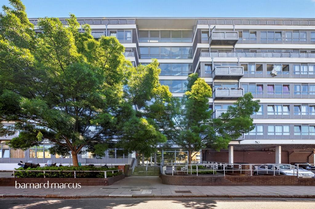 Apartment building facade, block of apartments