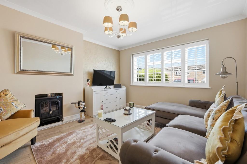 Living room, fireplace