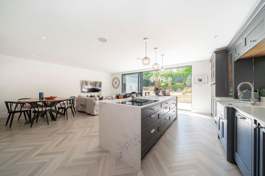 Open-plan living area, open plan living