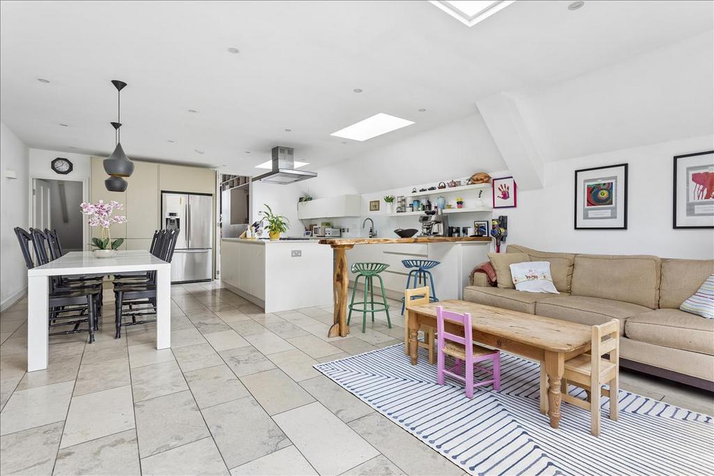 Open-plan living area, open plan living