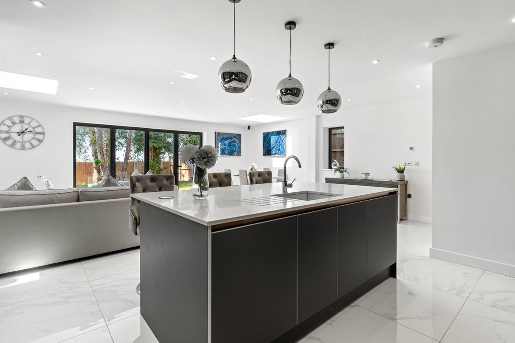 Kitchen, open plan living
