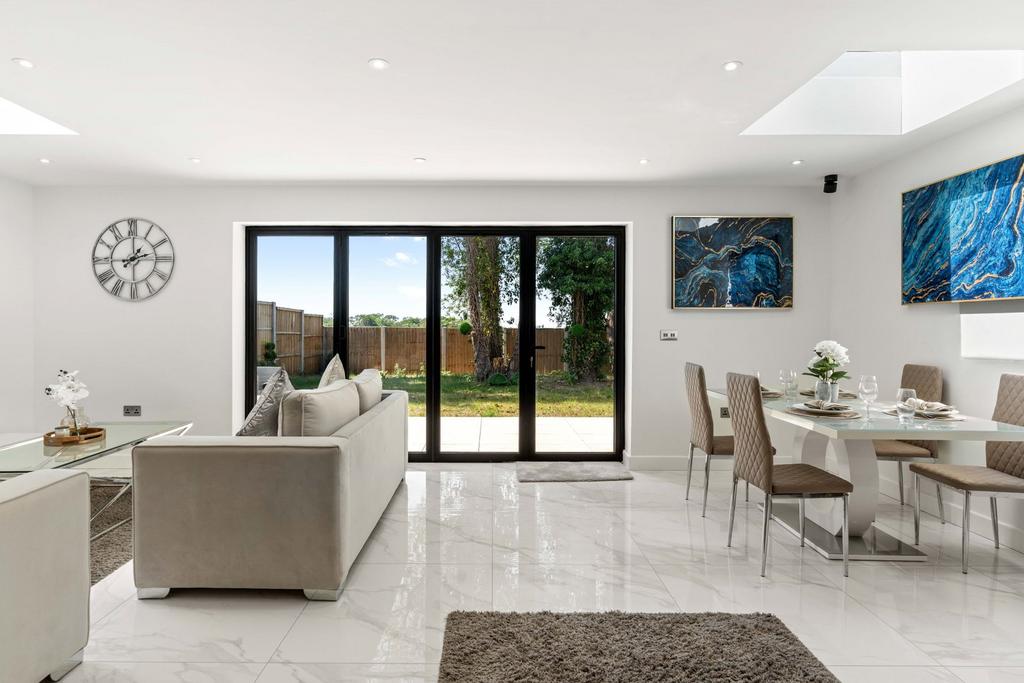 Open-plan living area, open plan living