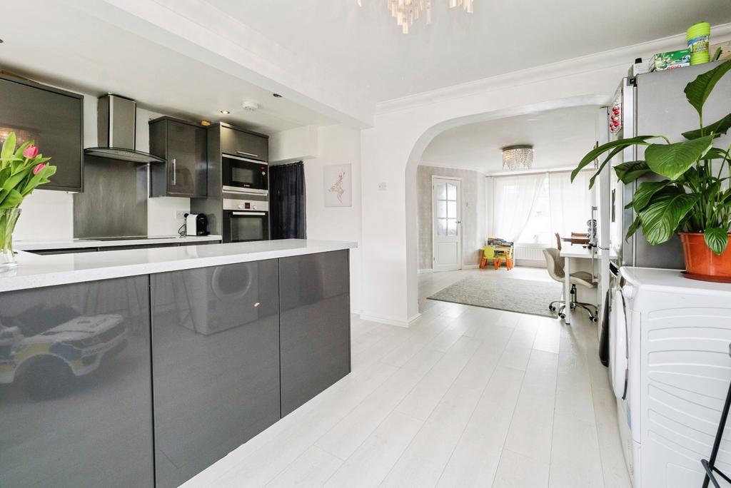 Open-plan living area, open plan living