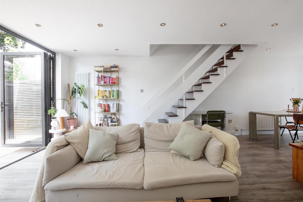 Open-plan living area, open plan living