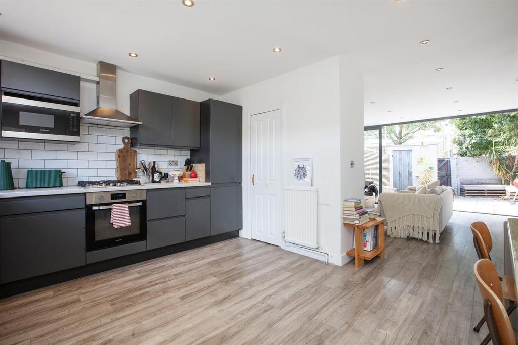 Open-plan living area, open plan living