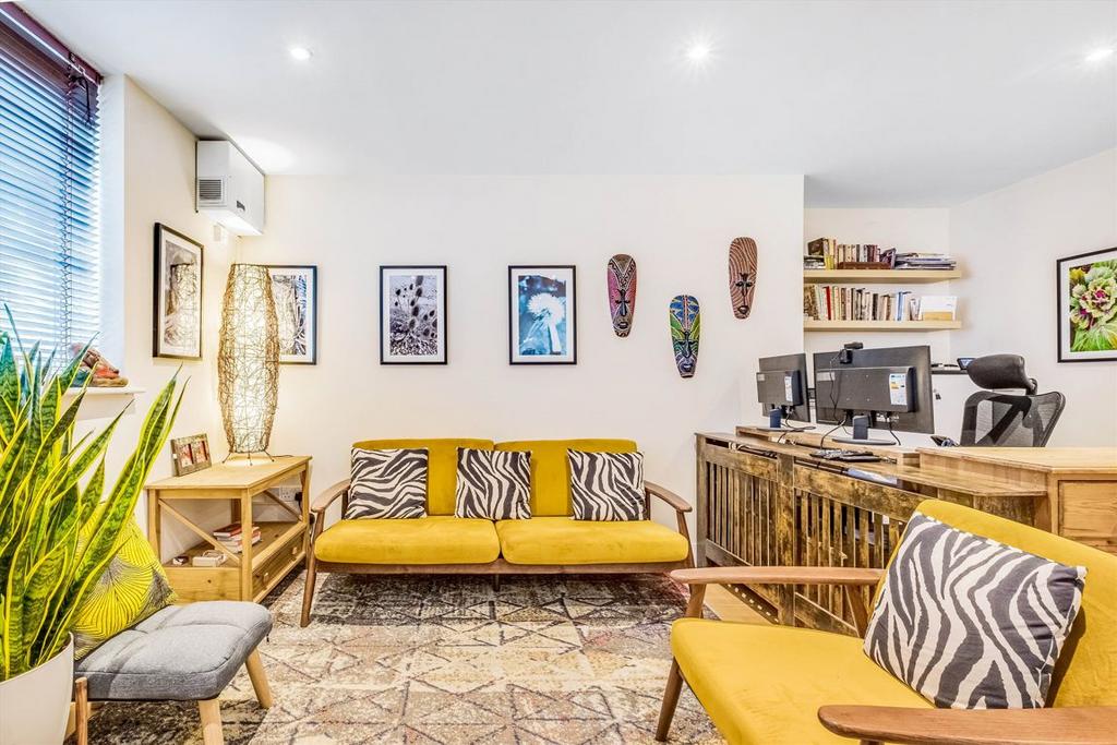 Open-plan living area, open plan living