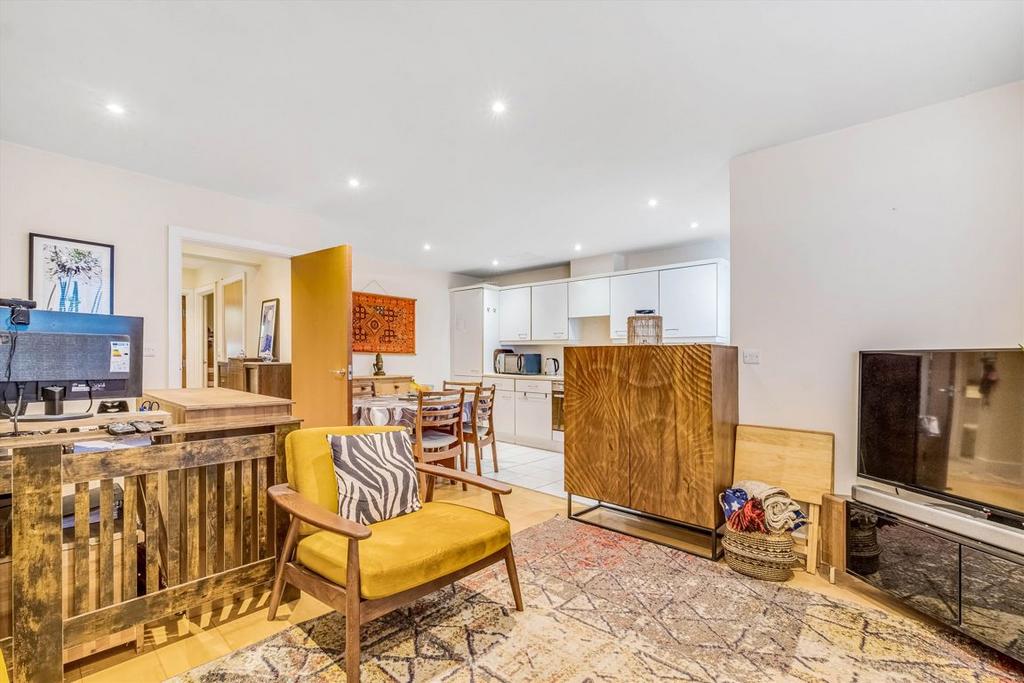 Open-plan living area, open plan living