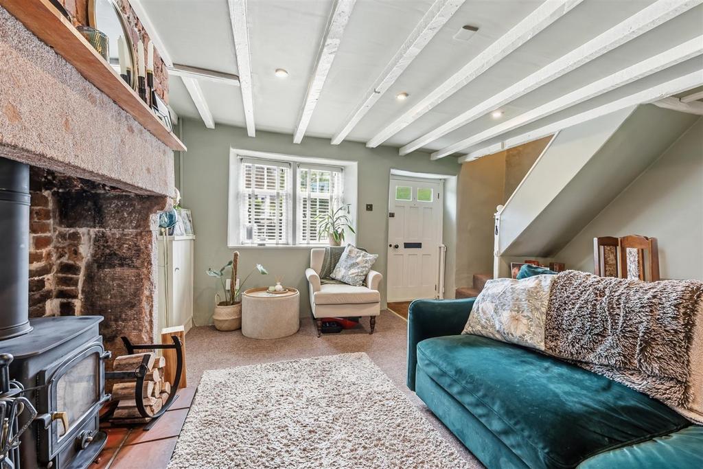 Living room, fireplace