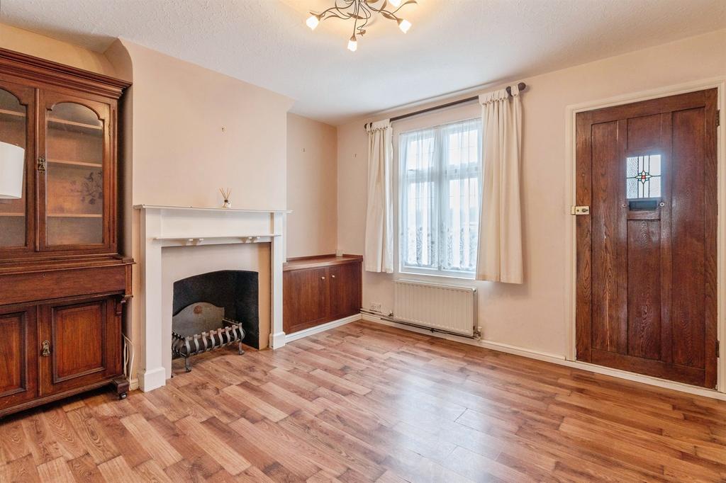 Living room, fireplace