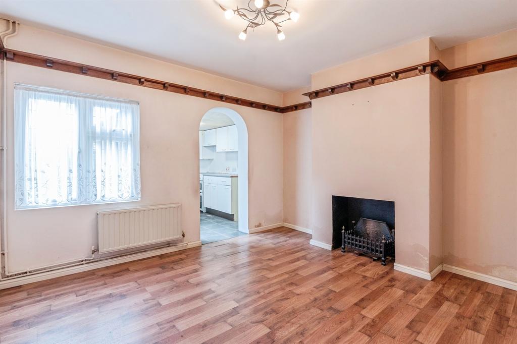 Living room, fireplace