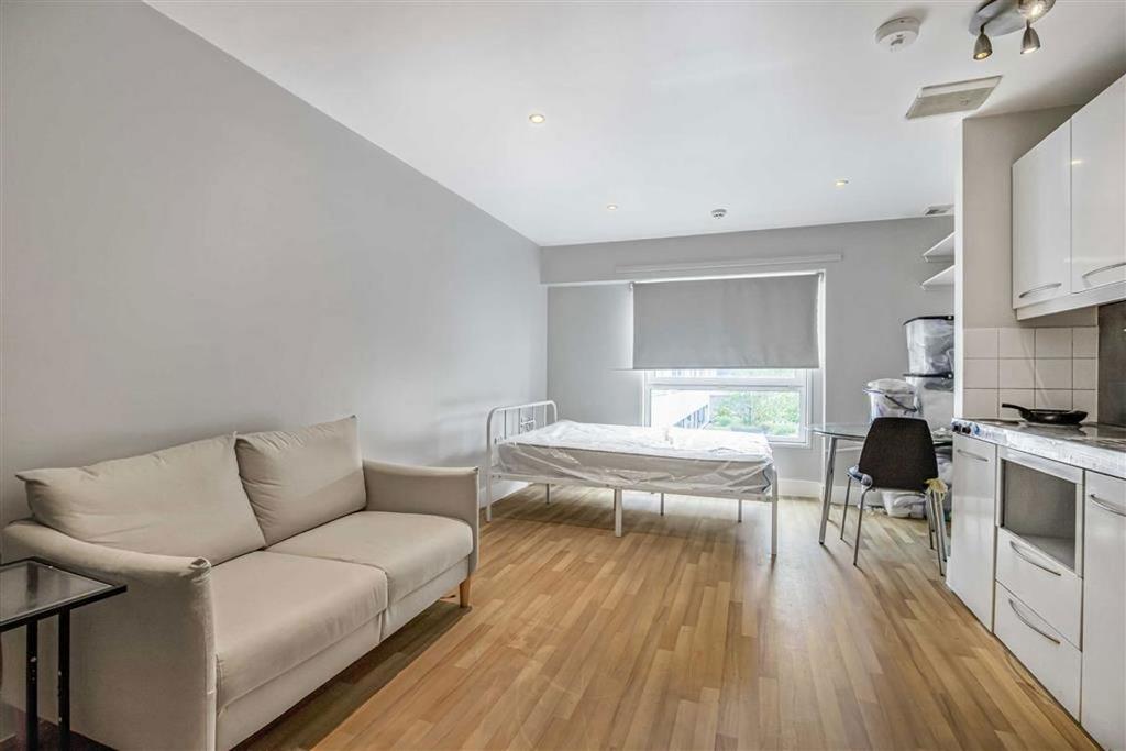 Studio apartment interior, studio, open plan living
