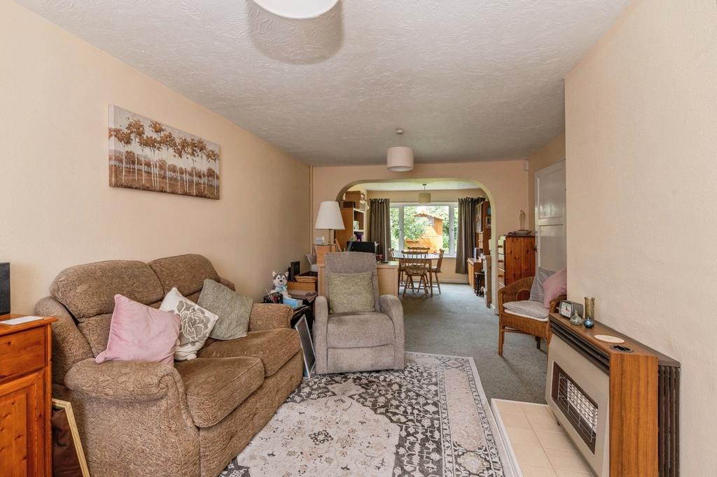 Open-plan living area, open plan living