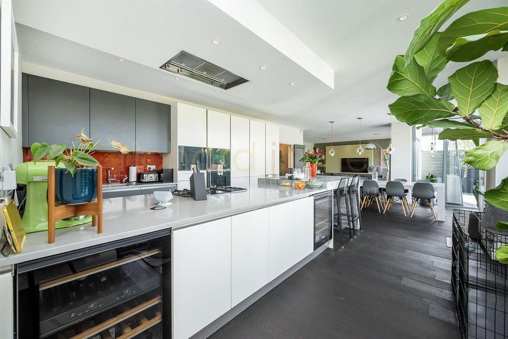 Open-plan living area, open plan living