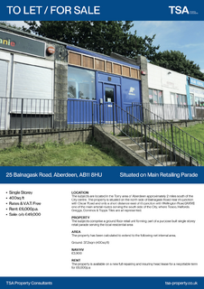 Retail property (high street) to rent, 25 Balnagask Rd Aberdeen AB11 8HU