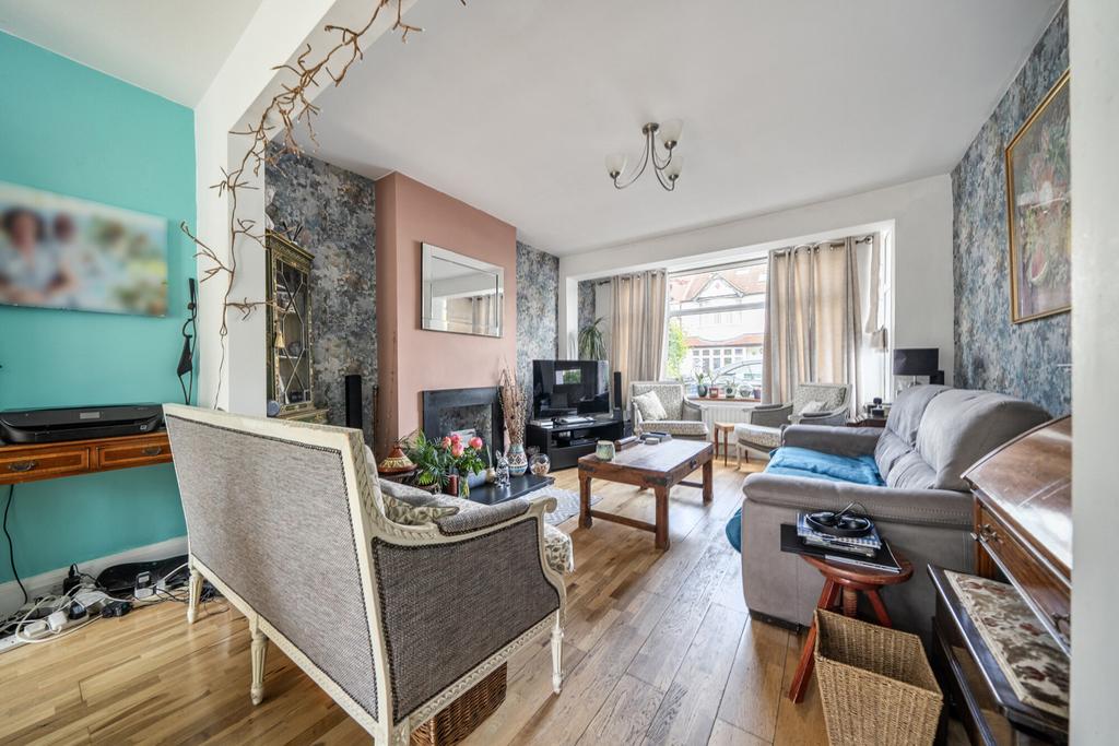 Living room, fireplace