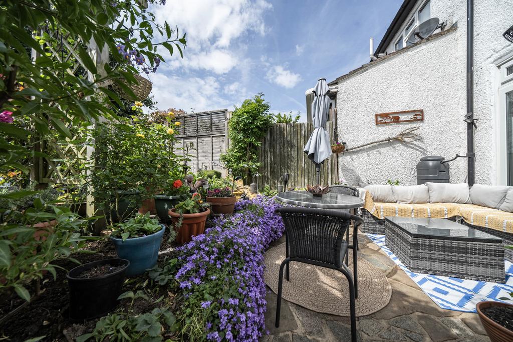 Patio view, garden