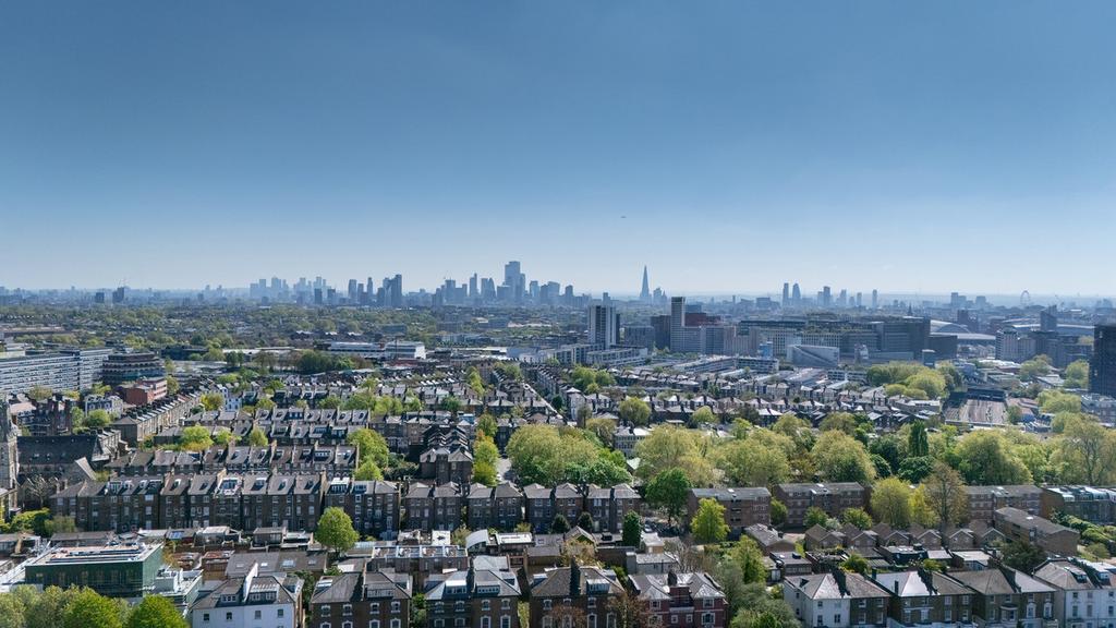 Aerial view, land