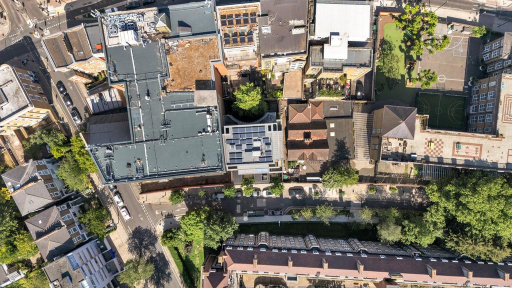Aerial view, land