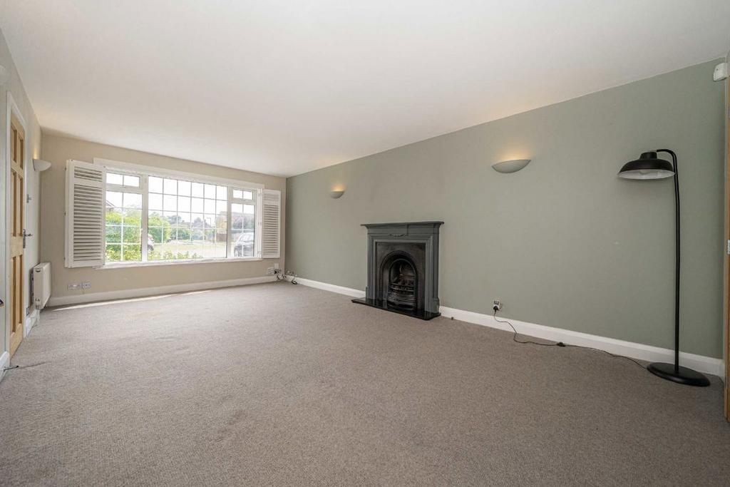 Living room, fireplace