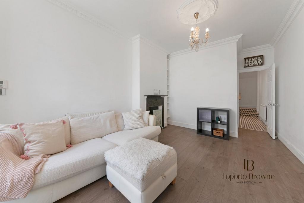 Living room, fireplace