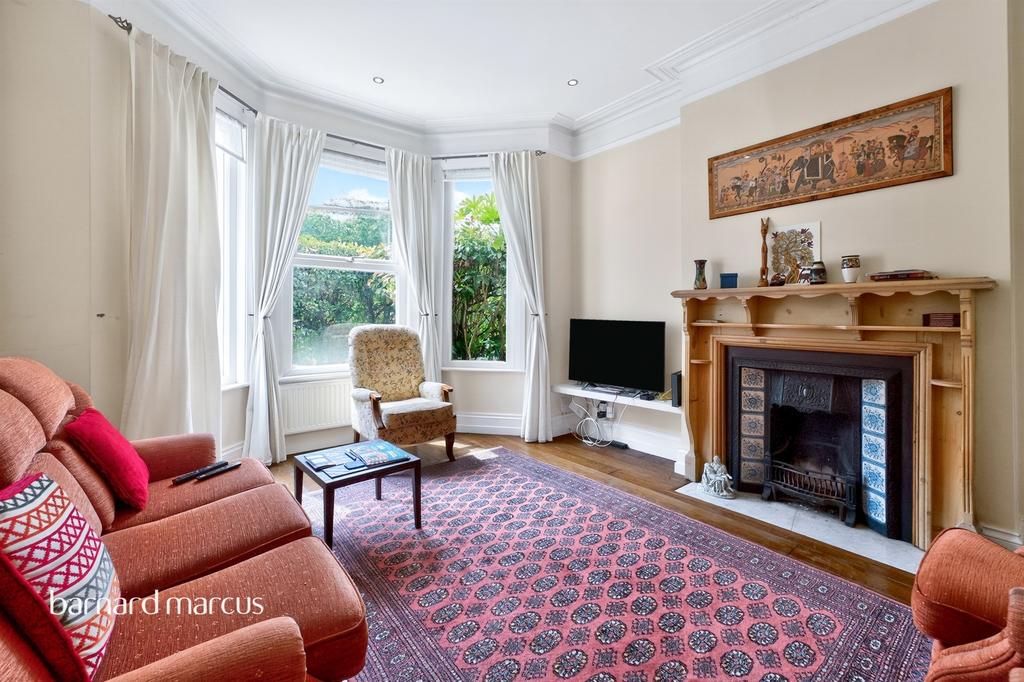 Living room, fireplace