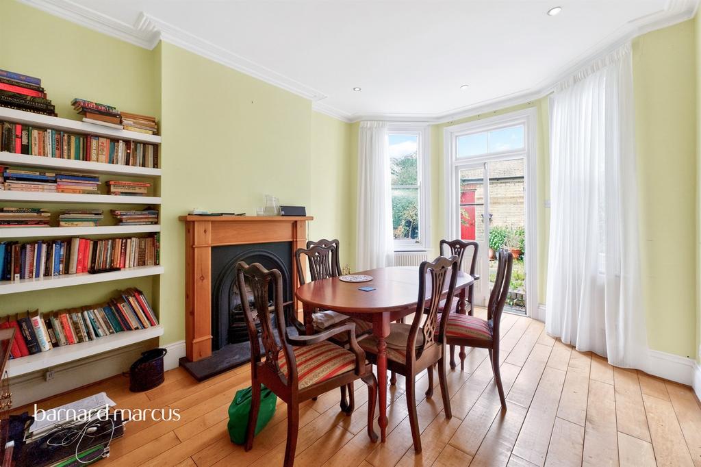 Living room, fireplace