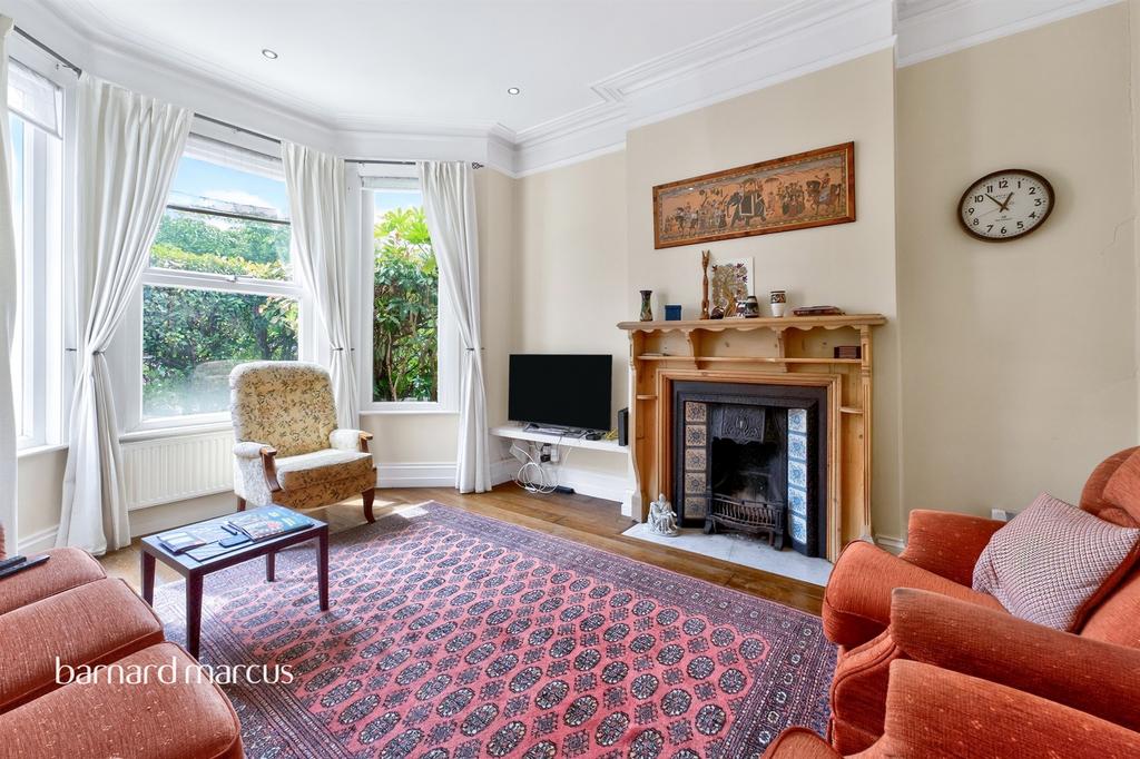 Living room, fireplace
