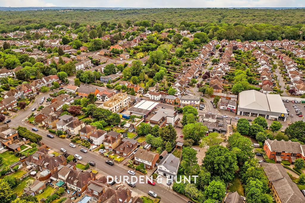 Aerial view, land
