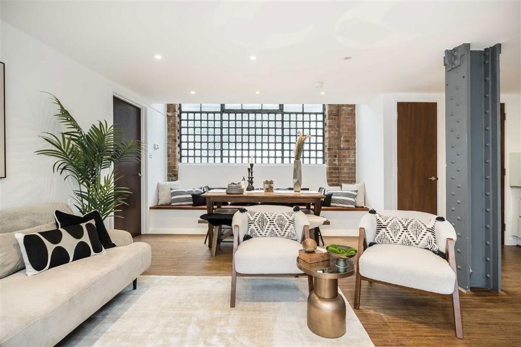 Open-plan living area, open plan living