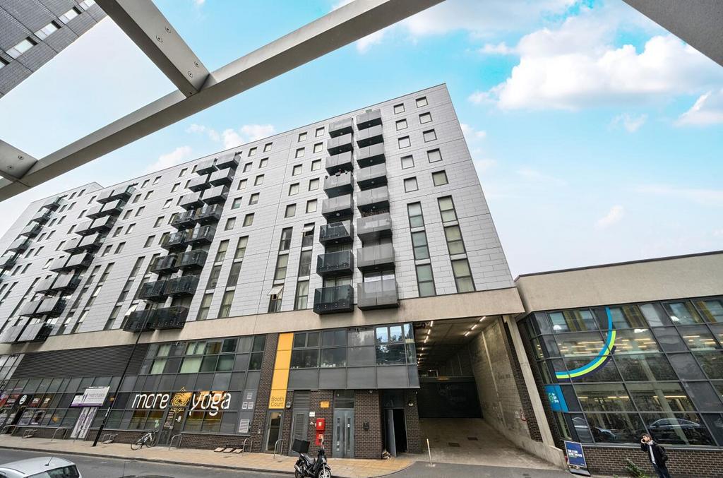 Apartment building facade, block of apartments
