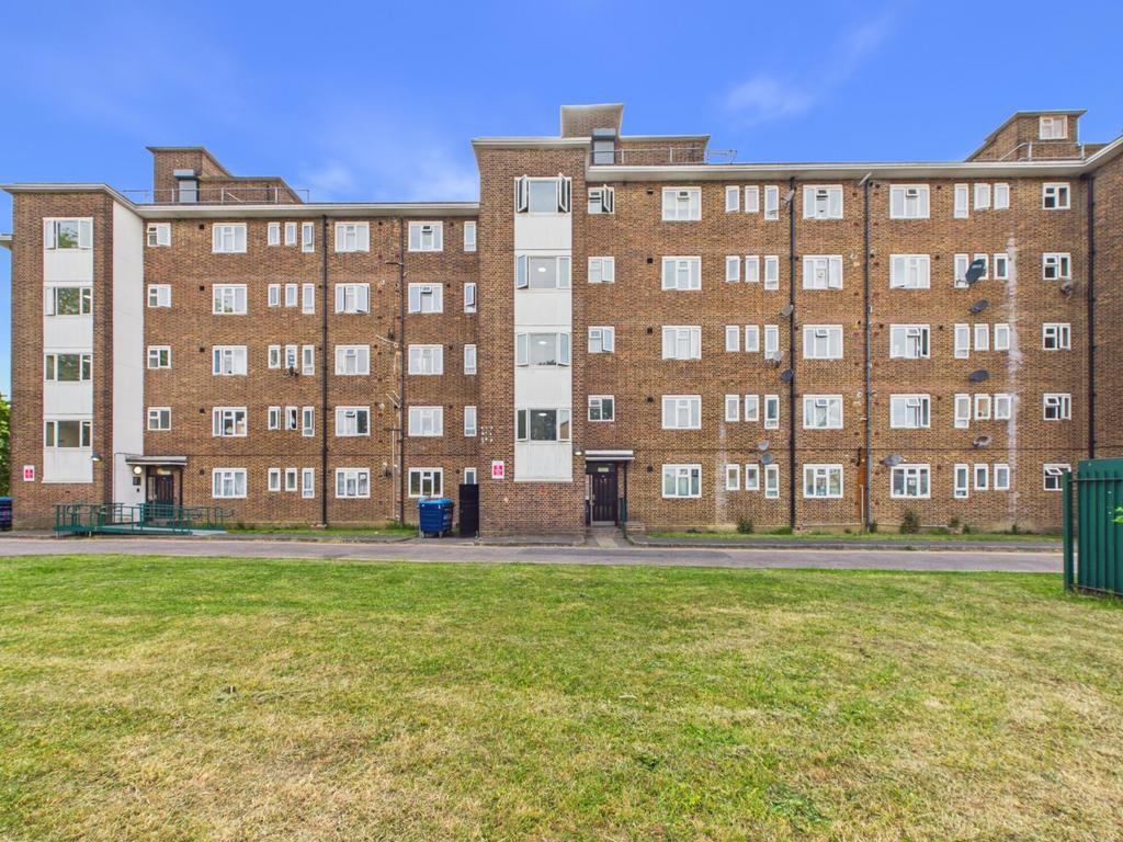 Apartment building facade, block of apartments