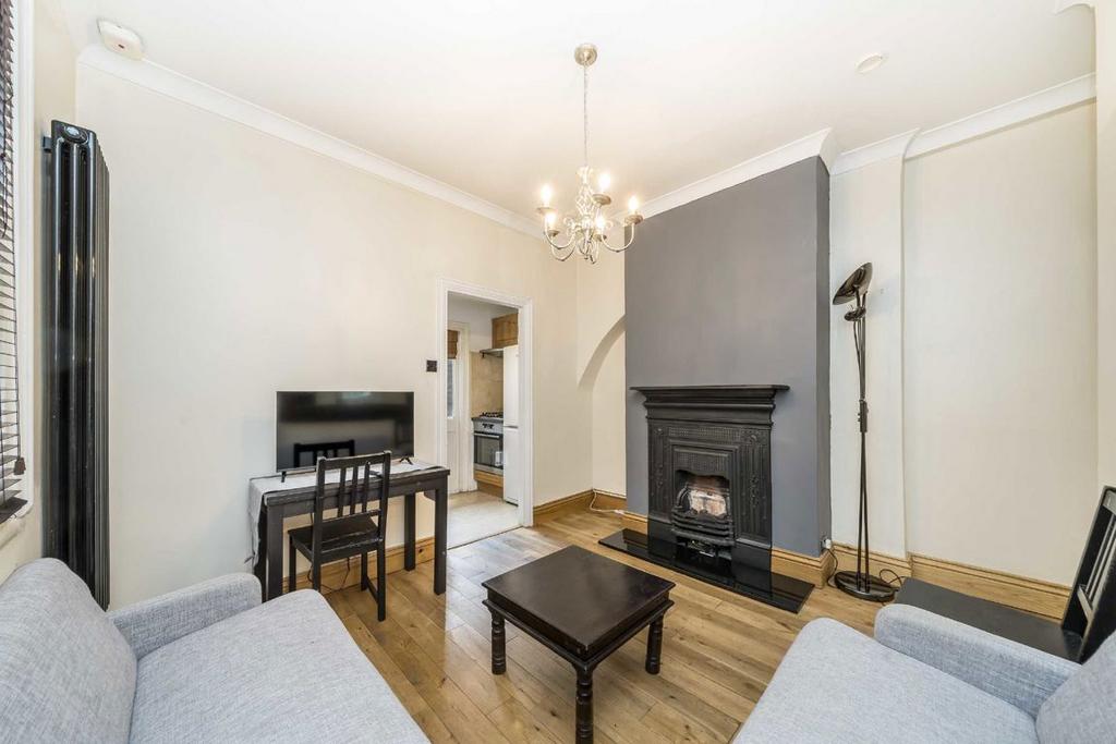 Living room, fireplace
