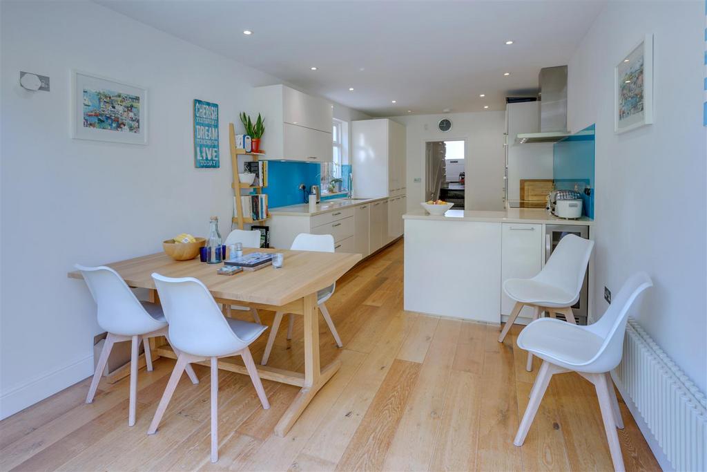 Open-plan living area, open plan living