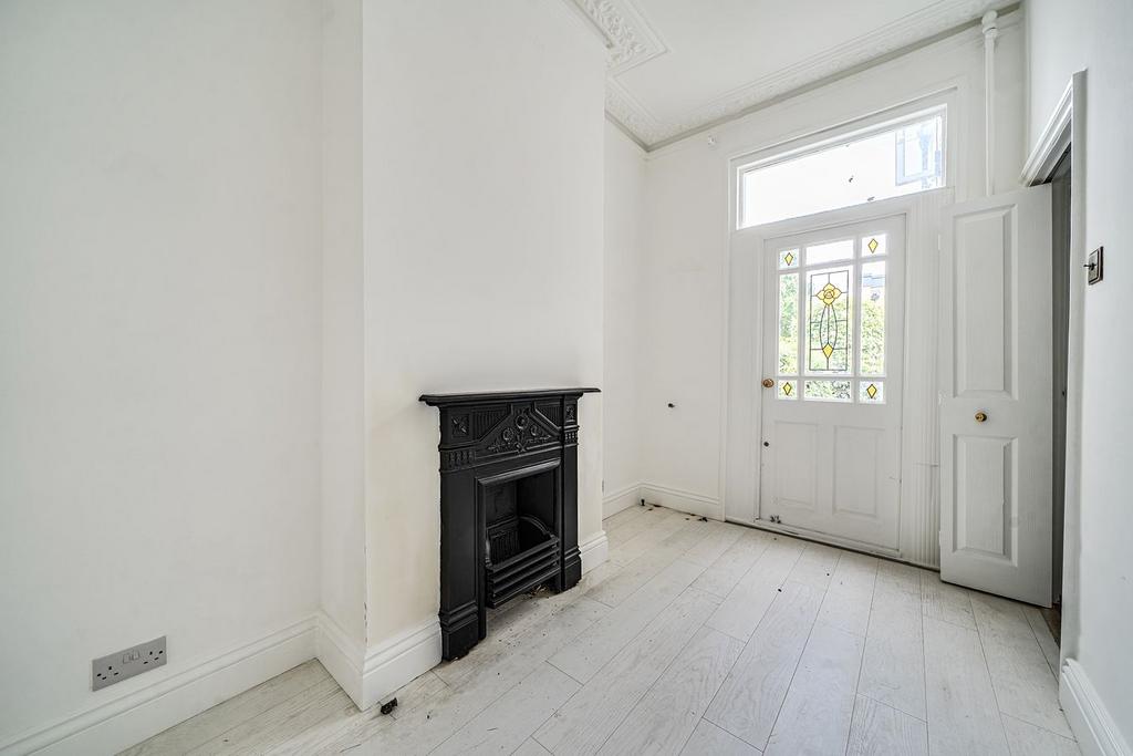 Living room, fireplace