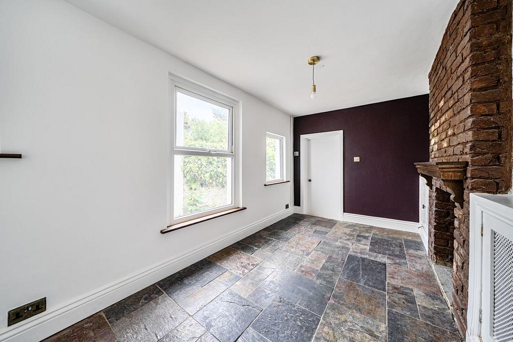 Living room, fireplace