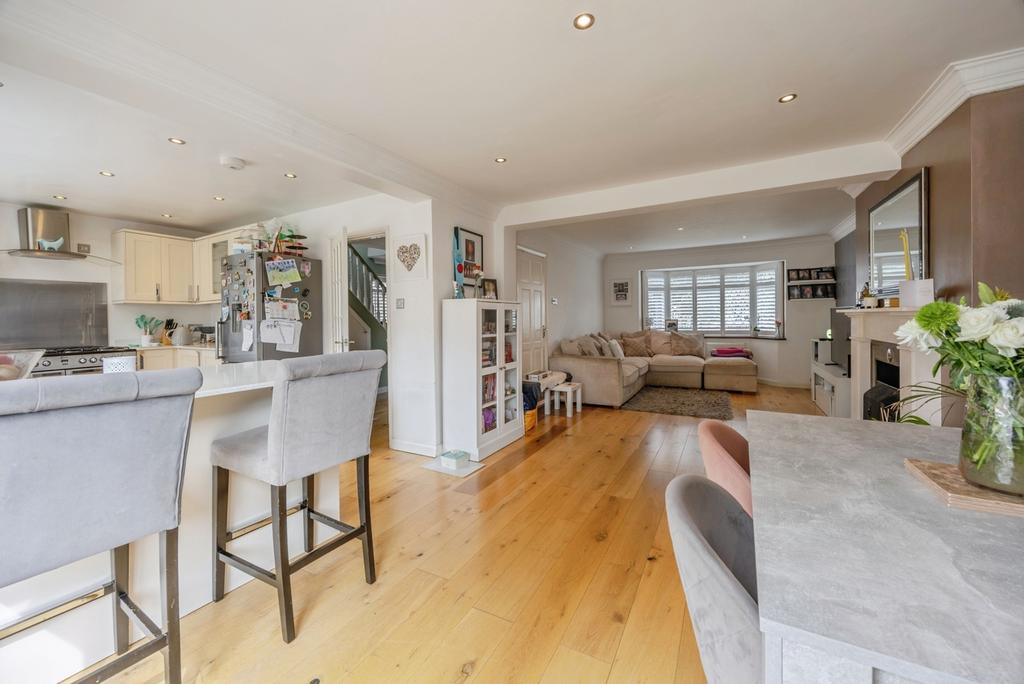 Open-plan living area