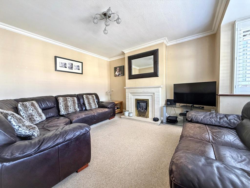 Living room, fireplace