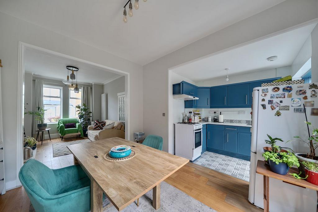 Open-plan living area, open plan living