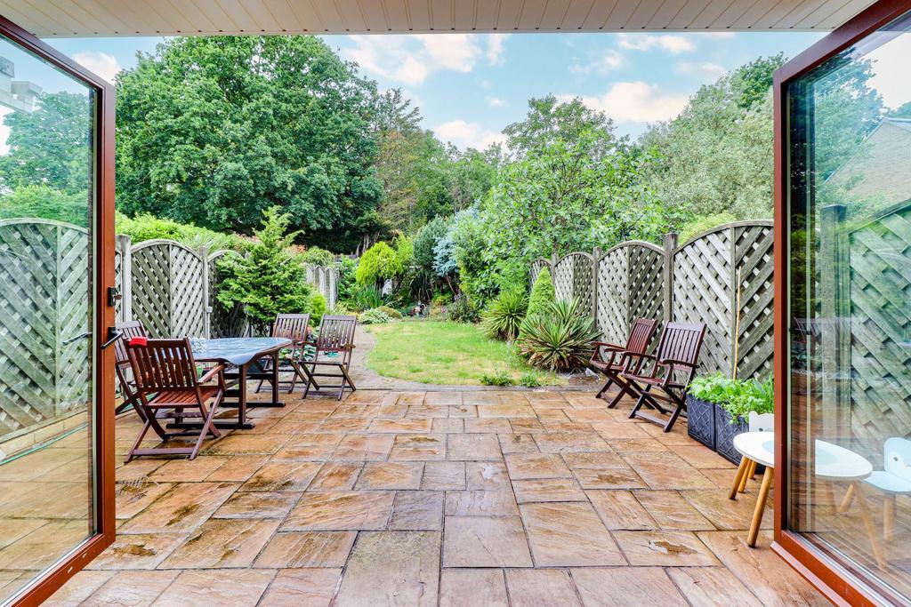 Patio view, garden