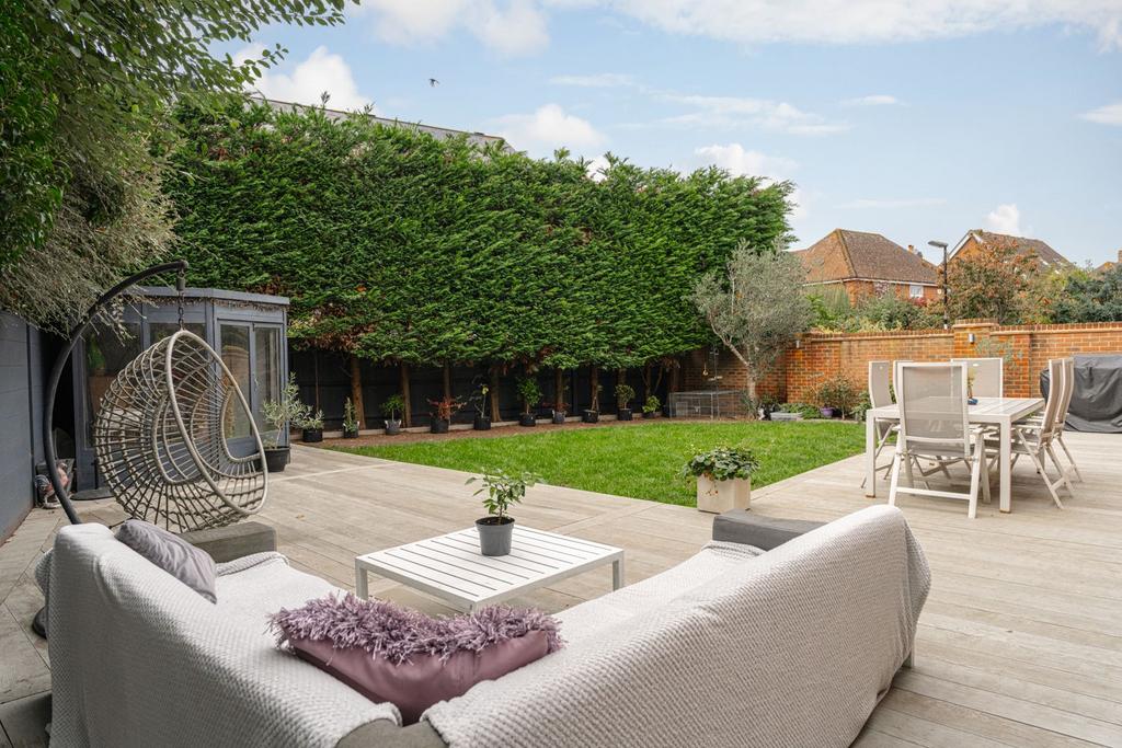 Patio view, garden
