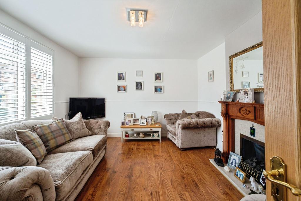 Living room, fireplace