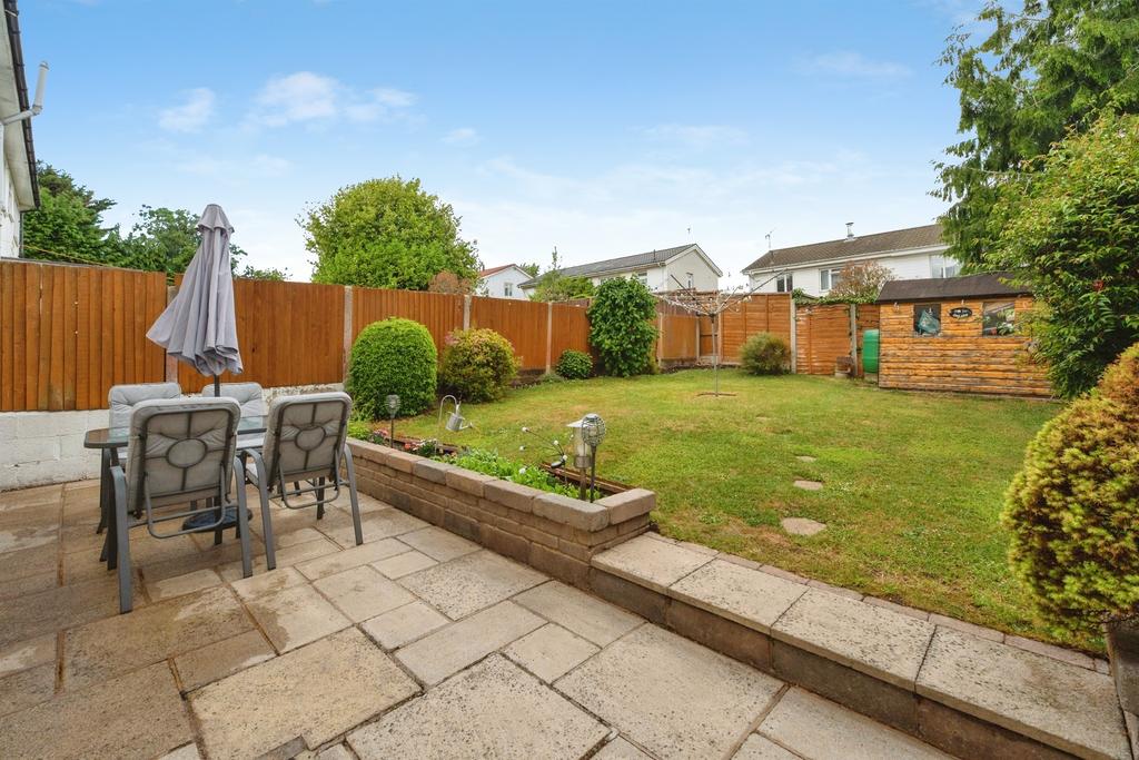 Patio view, garden