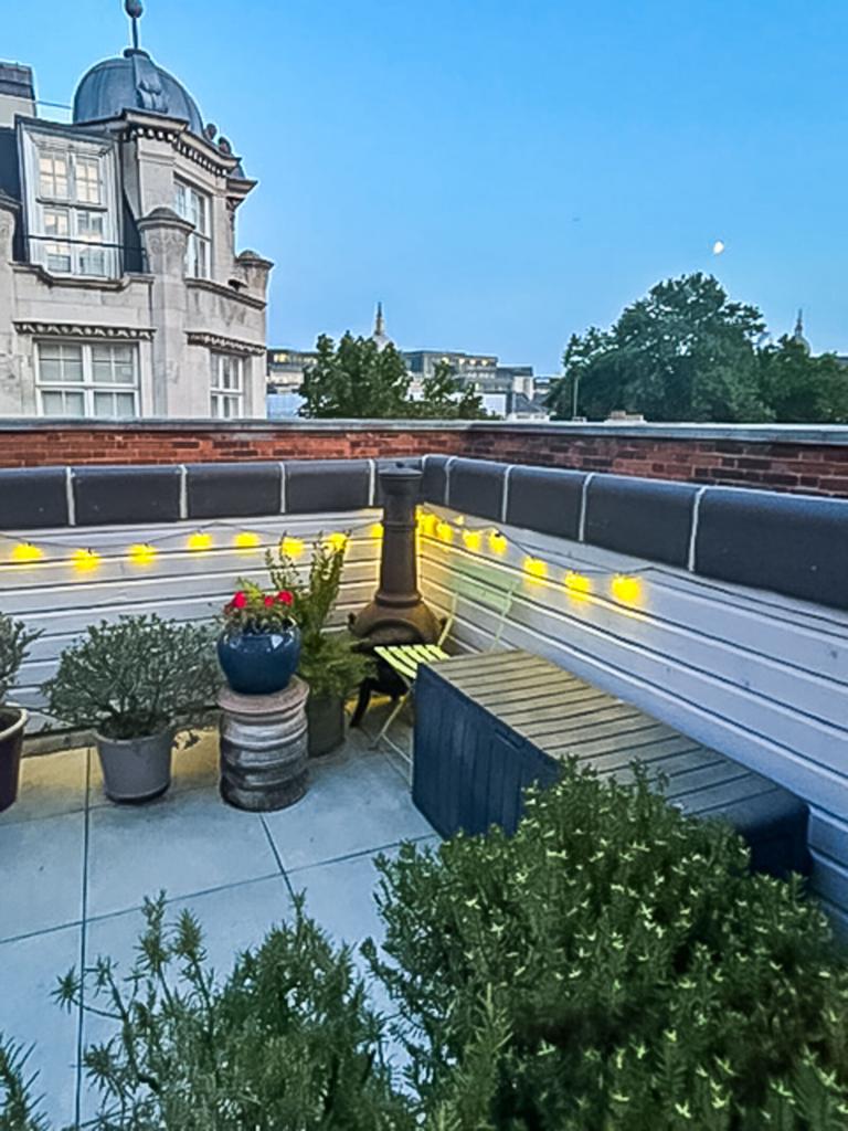 Roof terrace view, roof terrace