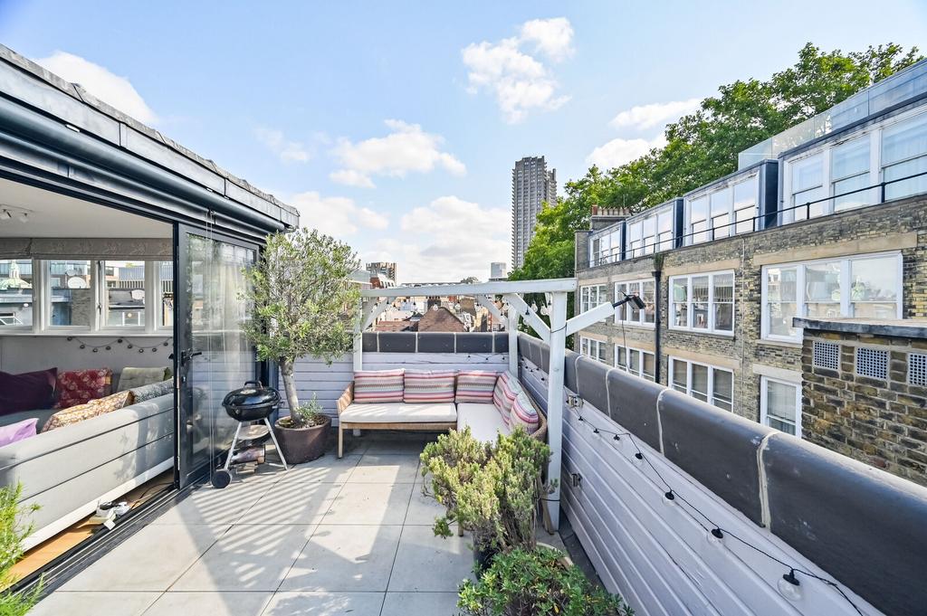 Roof terrace view, roof terrace